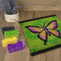 Repeat the Assembly Without Ironing Fuse Beads Snappix Beads Canvas Set with Mesh Canvas Pattern Sheet