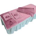 Custom Logo Super Absorbent Salon Towel Set Wrap Microfiber Hair Grey Beauty Towels Spa Esthetician Facial Towel