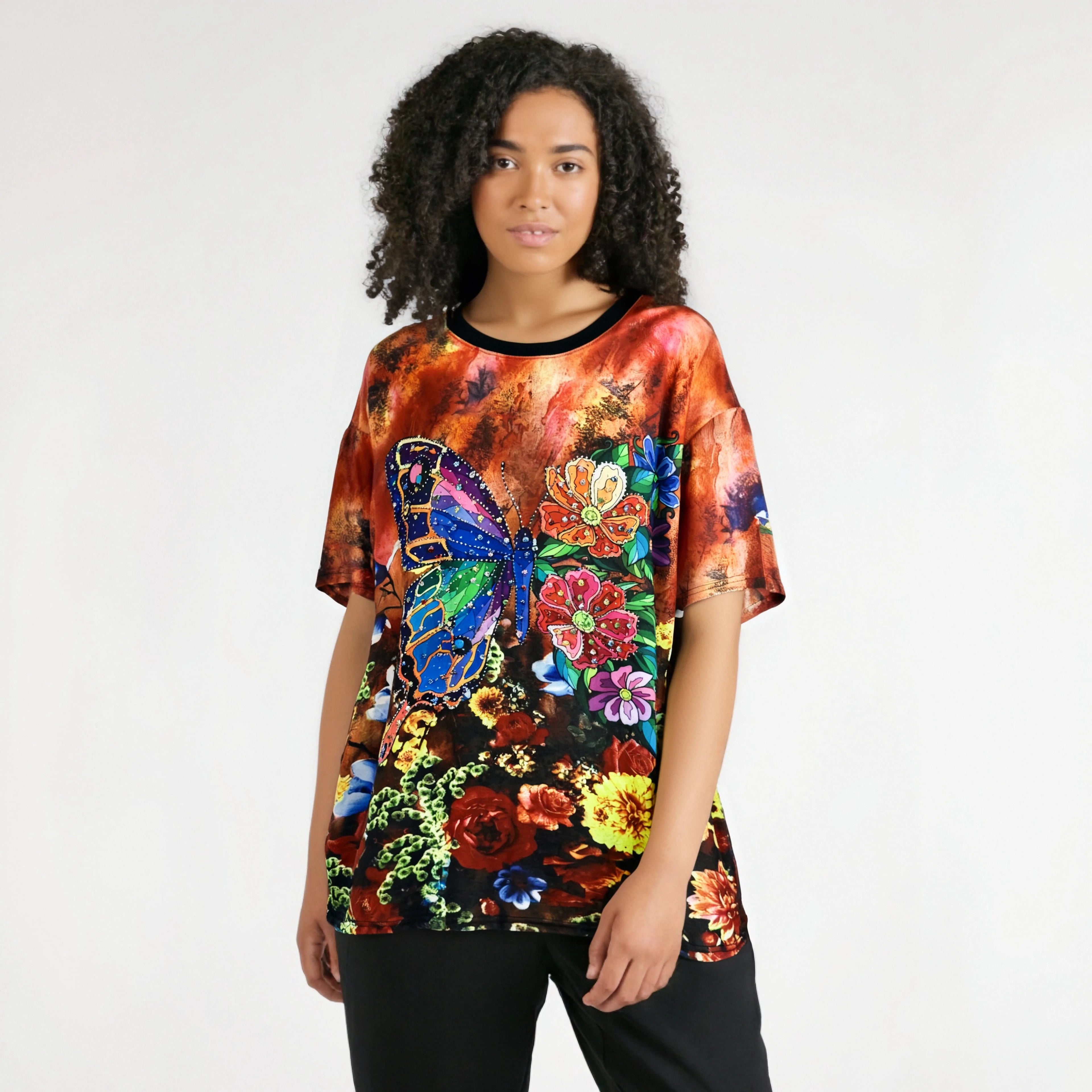 O-Neck Fashionable Women t Shirts Colorful t Shirt Women Lady Clothes T-shirts