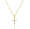 Milskye Cute Jewelry Set for Women Shiny Wedding Fashion Fine Jewelry for Women 925 Silver 18k Gold Cross Diamond Necklace