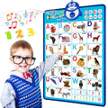Interactive Alphabet Wall Chart for Toddlers Learn ABC Letters Numbers Words Spelling Toys for Kids