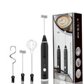 Electric Matcha Whisk Rechargeable Milk Frother 3 Speeds USB Milk Frother Drink Mixer Electric Hand Mixer With Balloon Whisk