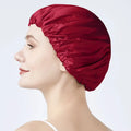 1 Pc Soft Night Sleep Hat Eye Mask Women Elastic Wide Band Fashion Head Wrap Satin Bonnet Hair Beauty Chemo Caps Care