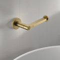 Solid Brass Wall Mounted Bathroom Accessory Set Modern Design Shower Basket Toilet Paper Holder Towel Bar Rack Bath Hardware