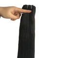 Wholesale High Grade Natural Black Color 40cm Raw Human Hair Bundles Can Be Dyed 16inch
