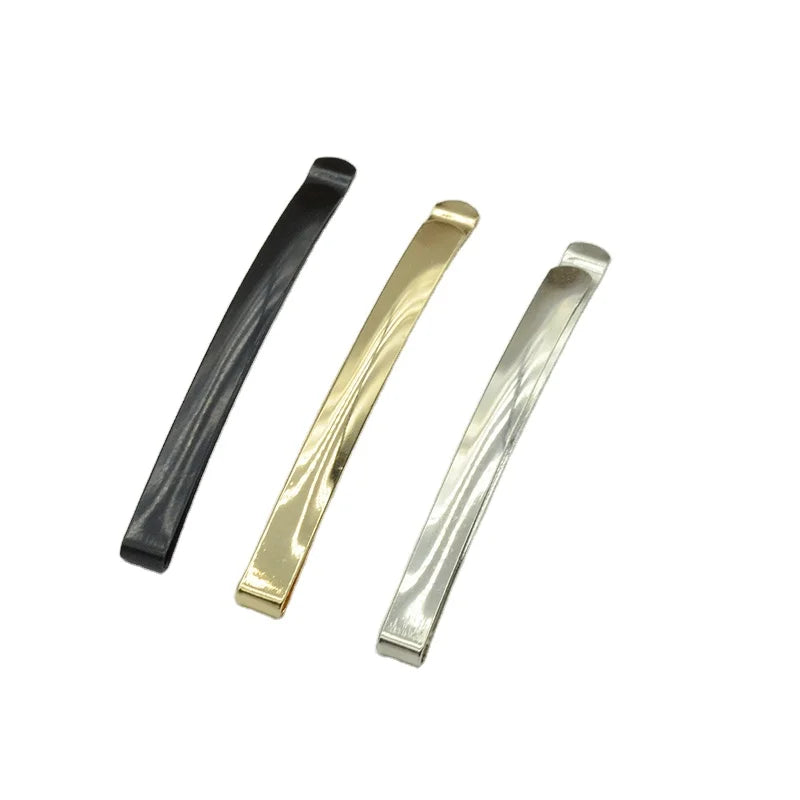 6mm*6.8cm 2.7Inch  Arched Shiny Metal Bobby Pins Plain Hair Slides for Girls Hairpins for Handmade Hair Accessories