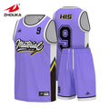 Professional  Customized Stitched Basketball Uniforms Jersey Basketball Clothes Sublimada Uniforme De Baloncesto