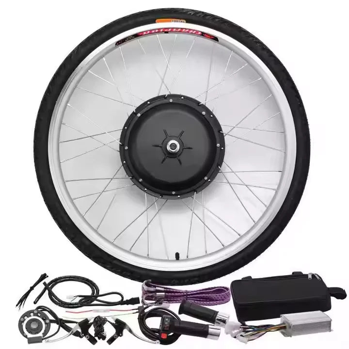 48v 60v 72v Ebike Brushless Direct Hub Motor Conversion Kit 3000w 2000w 1500w