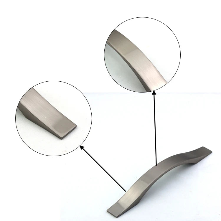 China Manufacture Simply Style Aluminum Kitchen Cabinet Handles