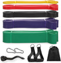 Custom LOGO Gym Fitness Exercise Equipment Elastic Rubber Band Expander  for Gym Workout Yoga  Resistance Bands