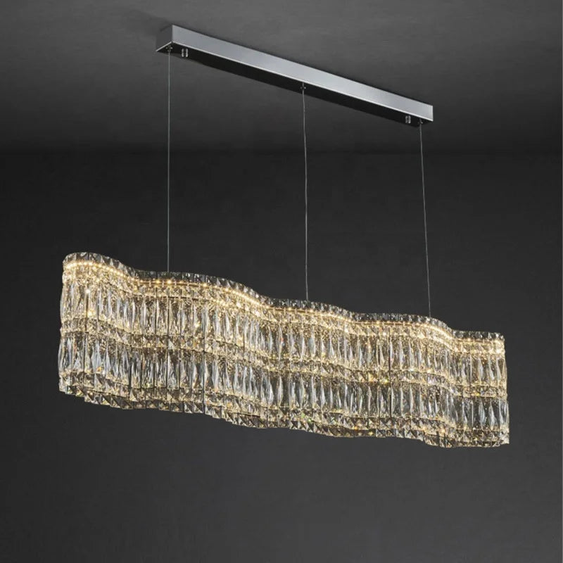 Factory Wholesale Modern Crystal LED Ceiling Light  Chandelier New Design  Indoor Decoration