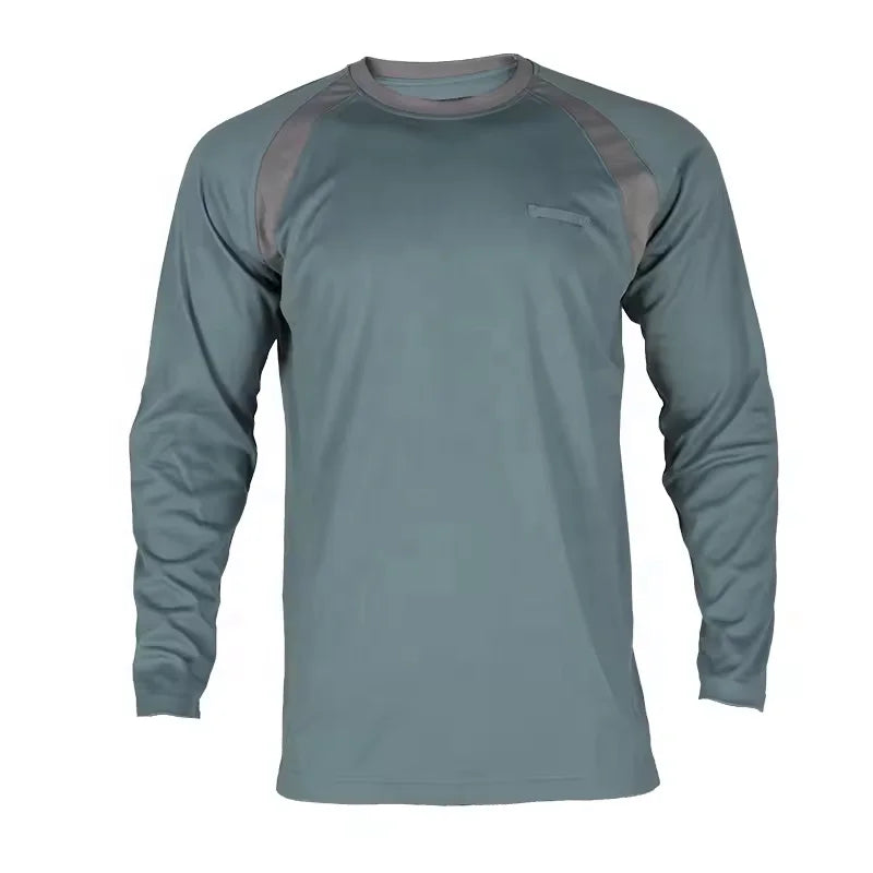 Supply FR Clothes Fire Retardant Henley Shirts Men's Flame Resistant Shirts  Long Sleeve Manufacturer Work Henley