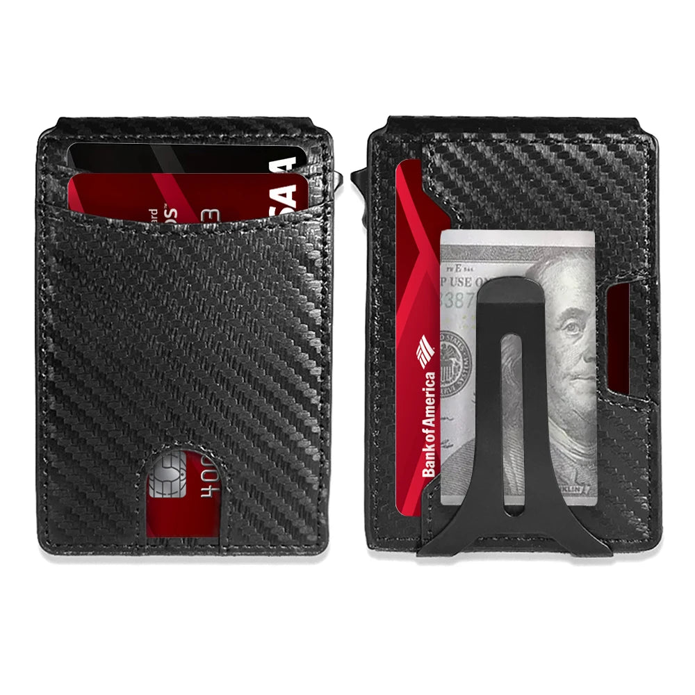 Durable Metal Card Holder RFID Anti-Theft Design Perfect Business Gift Wallets
