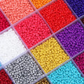 Wholesale Real Price 50g/bag Multicolor 4mm/3mm/2mm Faceted Rondelle Glass Tiny Seed Beads Loose for DIY Bracelet Jewelry Making