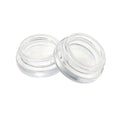 Customized Printing Logo 3ml 5ml 7ml 9ml Cube Clear Proof Concentrate Oil Jar Mini Childproof Small Glass Jars
