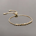 Retro Gold Silver Plated Box Chain Slider Bracelet Goldfish Slider Bracelet for Girls Ladies