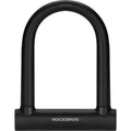 ROCKBROS Electric Bike Locks Portable Key Combination Anti-Hydraulic Shear U-Lock for Battery Motorcycle & Bicycle Iron Material