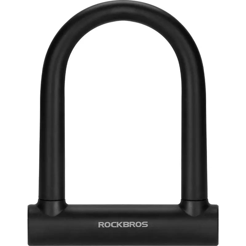 ROCKBROS Electric Bike Locks Portable Key Combination Anti-Hydraulic Shear U-Lock for Battery Motorcycle & Bicycle Iron Material