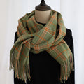 Women's Autumn Long Scarf Shawl Cashmere Knit Reversible Breathable and Beanie Pashmina