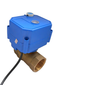 Brass Motorized Valve Dn8 Dn10 Dn15 Dn20 Dn25 5V 12V 24V 110V 220V Brass CWX-25S Mini Motorized Valve