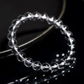 5A Natural Crystal Citrine Clear Quartz Crystal Beaded Bracelet Healing Crystal Bracelet for Women