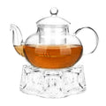 Customization Glass Teapot with Glass Infuser Moroccan Hand Blown Glass Teapot