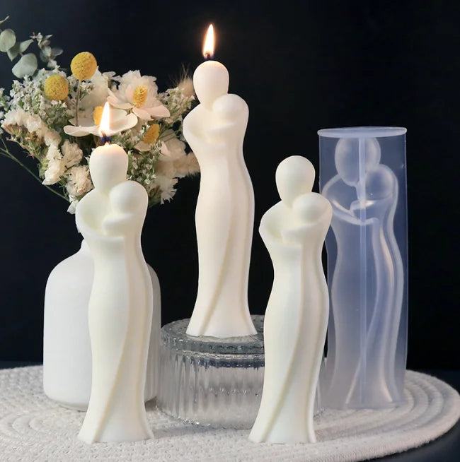Mother's Day Scented Candle Silicone Mold DIY Portrait Plaster Mold Handmade Soap