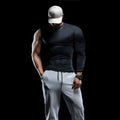 Single Sleeve Basketball Compression Shirt for Men