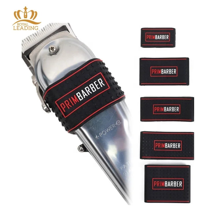 Professional Plastic Barber Accessories Anti-slip Clipper Rubber Ring Silicone Rubber Band Barber Clipper Grip