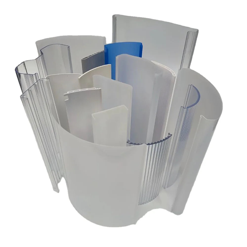 Fluorescent Light Diffuser Cover Led Light Fixture PC Material Extrusion Lamp Cover Modern Asian High Transmittance Lightweight