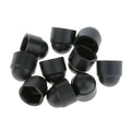 DIN1587 Polished White Nylon PCB Hexagon Nut Black Plastic Dome Bolt Cap Protection