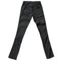 DENIMGUYS New Style Custom Design Long Zipper Men's Stacked Skinny Straight Waxing Denim Jeans