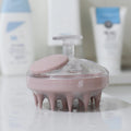 LOHAS Shampoo Brush Scalp Massage Silicone Detangler Portable Shower Hair Brush