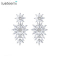 LUOTEEMI Cubic Zirconia Bridal 2026 Jewelry Pave Wedding Woman Fashion China Big Drop Earring