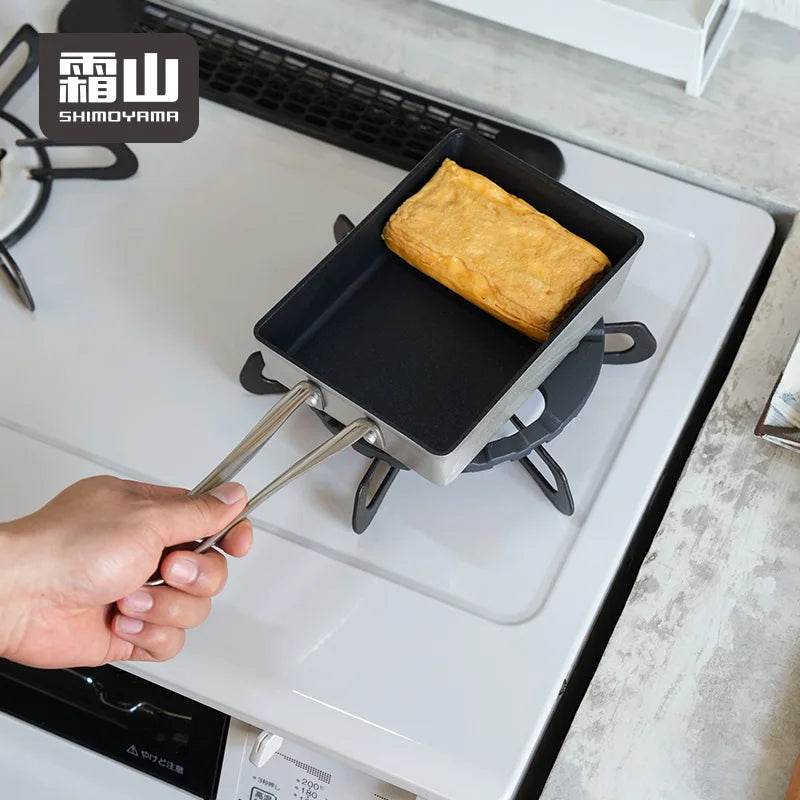 SHIMOYAMA Tamagoyaki Sweet Egg Pan Japanese Omelette Aka Healthy Omelet Pans Rectangle Omelette Pan