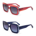 MB1364S High Quality Square Big Frame Female Polarized Sun Glasses Retro Colorful Gradient Lens with Oversized Temple 2025