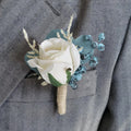 Morili  Groom Bride Corsage Simulation Flower Business Conference Lapel Flower Wedding Bridesmaid Sister Wrist Flowers  MSC010