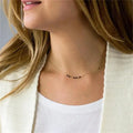 2021 Morse Password Personality Morse Code Choker Custom Secret Message Necklace Lovers Clavicle Chain Necklace with Card