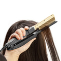 Leeons Heat Pressing Straightener Hair Hot Comb Electric Hair Straightener Comb for Salon Hairstyles