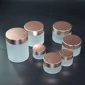 Cream Jar 10g20g30g50g 100g Glass Clear Frosted Jar Cosmetic Glass Customized Cosmetic Packaging Free Samples Round 100pcs