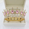 Wholesale Customized Rhinestone Crowns Tiaras Bridal Tiara Wedding Hair Crown Wedding Dress Accessories Bridal Headdress