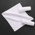 White Custom Face Towel 30x30cm Small Salon Hotel Washcloth 100% Cotton Face Towel