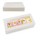 YIWU Factory Custom Cardboard Paper Food Take Away Lunch Cake Sushi Packaging Boxes with Window
