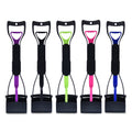 Strong Odor Control Foldable Dog Toilet Picker with Long-Handled Poop Bag Clip Simple Style Pet Cleaning Supplies Made Plastic