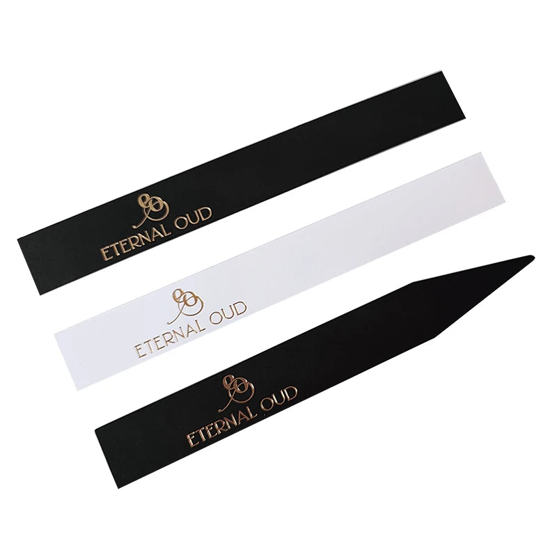 Customized Shape Design Perfumery Absorbed Tester Paper Fragrance Blotter Perfume Paper Strips Testing Paper for Perfume