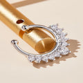 High Quality Original Moissanite Fake Nose Rings Crystal Rhinestone Zircon Daimon Copperl with Gold Plated for Weddings