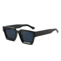 Wholesale Custom Logo Brand Designer Plastic Sun Glasses Black Square UV400 Women Shades Sunglasses for Men 2026