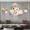 150-180*76cm Metal Pendant Creative Gold Wall Decoration Modern Wall Art Home Decor Wall Hanging Decor Interior