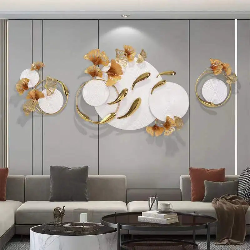 150-180*76cm Metal Pendant Creative Gold Wall Decoration Modern Wall Art Home Decor Wall Hanging Decor Interior