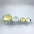 OEM Custom Private Label Wholesale 1OZ PS Empty Transparent Clear Plastic Acrylic Nail Dipping Powder Jar Packaging
